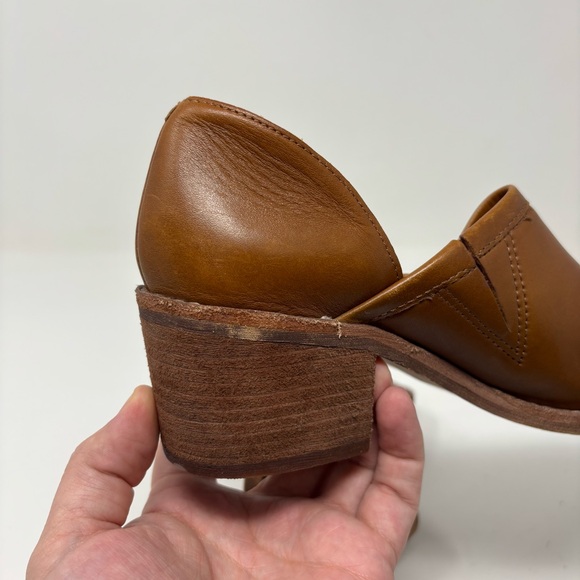 Madewell The Brady Low Cut Leather Booties English Saddle Size 6 - Picture 11 of 14